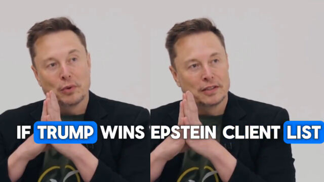 Elon Musk Names Billionaires “Terrified” of Trump Releasing Epstein List (Video)