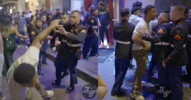 Never Start a Fight with Marines: Guy Learns This Painful Lesson the Hard Way (Video)