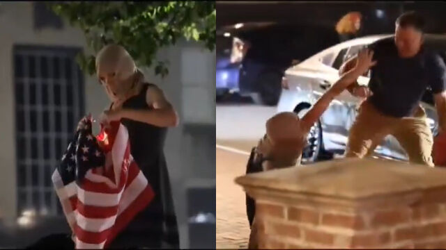 4th of July! Antifa Picked the Wrong Guy to Try Burning an American Flag in Front Of — Do You Support What He Did? (Video) 4th of July! Antifa Picked the Wrong Guy to Try Burning an American Flag in Front Of — Do You Support What He Did? (Video)
